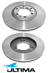 ULTIMA FRONT VENTED DISC BRAKE ROTORS FOR HOLDEN X20SE X22SE 4JG2T 4JX1T C22NE 2.0 2.2L 3.0L 3.1L I4