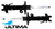 PAIR OF ULTIMA FRONT GAS SHOCK ABSORBERS TO SUIT HONDA CIVIC FB LEA2 R18Z1 1.5L 1.8L I4