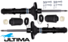 PAIR OF ULTIMA FRONT GAS SHOCK ABSORBERS TO SUIT HOLDEN MONARO V2 VZ LS1 5.7L V8