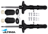 PAIR OF ULTIMA FRONT GAS SHOCK ABSORBERS TO SUIT HSV COUPE V2 LS1 5.7L V8 FROM 09/2003 RWD ONLY