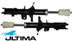 PAIR OF ULTIMA FRONT GAS SHOCK ABSORBERS TO SUIT HYUNDAI GETZ TB G4EA G4EE G4ED 1.3L 1.4L 1.6L I4