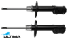 PAIR OF ULTIMA FRONT GAS SHOCK ABSORBERS TO SUIT HONDA FIT GD L13A 1.3L I4 CHASIS GD1 FROM 11/2003