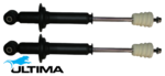 PAIR OF ULTIMA REAR GAS SHOCK ABSORBERS TO SUIT MITSUBISHI LANCER CS9A 4G63 2.0L I4 VRX MODELS ONLY