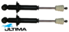 PAIR OF ULTIMA REAR GAS SHOCK ABSORBERS TO SUIT MITSUBISHI LANCER CS9A 4G63 2.0L I4 VRX MODELS ONLY