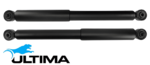 PAIR OF ULTIMA REAR GAS SHOCK ABSORBERS TO SUIT FORD TRANSIT VF VG 2.5D 2.5DT 4EB 4GB 2.5L I4