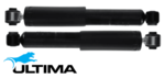 PAIR OF ULTIMA REAR GAS SHOCK ABSORBERS TO SUIT HYUNDAI G4FA G4FC G4FD G4LC D4FB 1.4L 1.6L I4