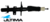 ULTIMA FRONT GAS SHOCK ABSORBER TO SUIT VOLKSWAGEN AXD AXE BNZ BPC TURBO DIESEL 2.5L I5
