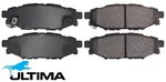 ULTIMA REAR BRAKE PADS TO SUIT SUBARU EJ20 EJ202 EJ252 EE20 EJ203 EJ20X EJ20Y 2.0L 2.5L F4