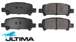 ULTIMA REAR BRAKE PAD SET TO SUIT SUBARU LIBERTY BE BH EJ201 EJ206 EJ208 EJ251 2.0L 2.5L F4