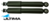 PAIR OF ULTIMA FRONT GAS SHOCK ABSORBERS TO SUIT HYUNDAI H100 GD XK D4BB DIESEL 2.6L I4