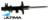 ULTIMA FRONT LEFT GAS SHOCK ABSORBER TO SUIT MAZDA CX-5 KF PE-VPS PY PY-VPTS TURBO 2.0L 2.5L I4