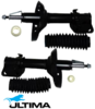 PAIR OF ULTIMA FRONT GAS SHOCK ABSORBERS TO SUIT SUBARU EZ30D 3.0L F6