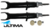 PAIR OF ULTIMA FRONT GAS SHOCK ABSORBERS TO SUIT FPV BARRA 270T TURBO 4.0L I6 FROM 07/2007