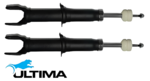 PAIR OF ULTIMA FRONT GAS SHOCK ABSORBERS TO SUIT FPV GT-P BF BOSS 290 5.4L V8