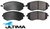 ULTIMA FRONT BRAKE PAD SET TO SUIT SUBARU OUTBACK BH EZ30D 3.0L F6