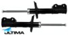 PAIR OF ULTIMA FRONT GAS SHOCK ABSORBERS TO SUIT HOLDEN BARINA TM F16D4 A14NET TURBO 1.4L 1.6L I4