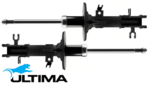 PAIR OF ULTIMA FRONT GAS SHOCK ABSORBERS TO SUIT HOLDEN BARINA TK F16D3 1.6L I4