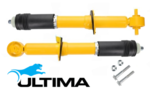 PAIR OF ULTIMA FRONT GAS SHOCK ABSORBERS TO SUIT FORD EVEREST UB BFWS TURBO DIESEL 3.0L V6