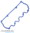 PLATINUM ROCKER COVER GASKET TO SUIT HYUNDAI GETZ TB G4EA 1.3L I4