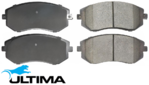 ULTIMA FRONT BRAKE PAD SET TO SUIT SUBARU BRZ ZC FA20D FA20C 2.0L F4