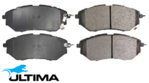ULTIMA FRONT BRAKE PAD SET TO SUIT SUBARU OUTBACK BP BR BS EZ30D EZ36D 3.0L 3.6L F6