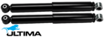 PAIR OF ULTIMA REAR HEAVY DUTY SHOCK ABSORBERS FOR CHEVROLET CAPTIVA C100 Z20S1 TURBO DIESEL 2.0L I4