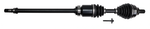 Go to product RIGHT CV DRIVE SHAFT TO SUIT FORD FOCUS LS LT B5254T3 TURBO 2.5L I5 SUITS ST MODEL