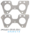 PLATINUM EXHAUST MANIFOLD GASKET SET TO SUIT TOYOTA COROLLA MZEA12R M20A-FKS 2.0L I4