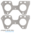 PLATINUM EXHAUST MANIFOLD GASKET SET TO SUIT BMW 5 SERIES 520D N47TU2D20 TURBO DIESEL 2.0L I4