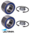 2 X ULTIMA FRONT WHEEL BEARING KIT TO SUIT VOLKSWAGEN AGZ AQN 2.3L V5