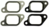 INTAKE MANIFOLD GASKET SET TO SUIT TOYOTA PRADO KZJ95R KZJ120R 1KZ-TE TURBO DIESEL 3.0L I4