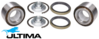 2 X ULTIMA REAR WHEEL BEARING KIT TO SUIT HONDA INTEGRA DC K20A2 K20Z1 2.0L I4