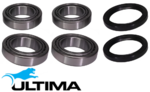 2 X ULTIMA FRONT WHEEL BEARING KIT FOR ISUZU D-MAX TFR 4JJ3-TCX 3.0L I4 SUITS LOW RIDER RWD 4D ONLY