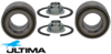 2 X ULTIMA FRONT WHEEL BEARING KIT TO SUIT FORD G6 WLAT WEAT TURBO DIESEL 2.5L 2.6L 3.0L I4