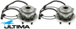 2 X ULTIMA FRONT WHEEL HUB AND BEARING ASSEMBLY TO SUIT JEEP CHEROKEE KK EKG 3.7L V6