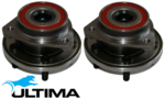 2 X ULTIMA FRONT WHEEL HUB AND BEARING ASSEMBLY TO SUIT JEEP WRANGLER TJ ERH 4.0L I6 FROM 02/2000