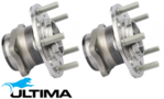 2 X ULTIMA REAR WHEEL HUB AND BEARING ASSEMBLY TO SUIT MITSUBISHI ASX XA 4B11 2.0L I4 SUITS 4WD ONLY