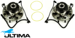 2 X ULTIMA FRONT WHEEL HUB AND BEARING ASSEMBLY TO SUIT FORD 330 445 TURBO DIESEL 5.4L 7.3L V8