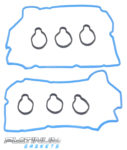 Go to product PAIR OF PLATINUM ROCKER COVER GASKET KITS TO SUIT SUBARU OUTBACK BR BS B14 B15 EZ36D 3.6L F6