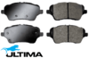 ULTIMA FRONT CERAMIC BRAKE PAD SET TO SUIT FORD FIESTA WZ M1JE TURBO 1.0L I3