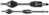 PAIR OF FRONT CV DRIVE SHAFTS TO SUIT TOYOTA CAMRY AHV40R 2AZ-FXE 2.4L I4