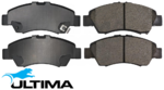 Go to product ULTIMA FRONT BRAKE PAD SET TO SUIT HONDA JAZZ GD L13A1 L15A1 1.3L 1.5L I4