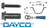 DAYCO TIMING BELT KIT TO SUIT VOLKSWAGEN SCIROCCO B6 CDLC CCZB TURBO 2.0L I4