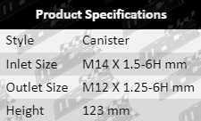 Fuel-Filter-Corolla-FF465-Product-Specifications