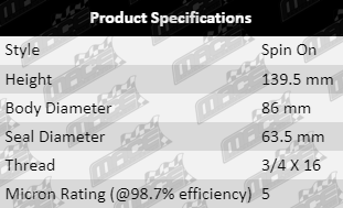 Fuel-Filter-Prado-FF486-Product-Specifications