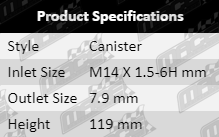 Fuel-Filtter-Landcruiser-FF822-Product-Specifications