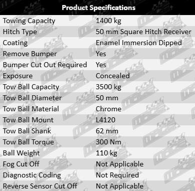 TAG Heavy Duty Tow Bar and Wiring Kit for Subaru Forester SH EJ253 FB25 EJ255 EE20Z EE20 2.0L 2.5L F4