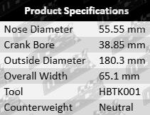 Powerbond OEM replacement harmonic balancer for Dodge 318, 340, 5.2L, 5.6L V8 engines