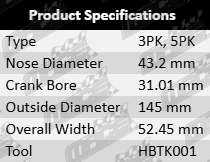 Powerbond OEM replacement harmonic balancer for Toyota 3S-FE, 3S-FC, and 5S-FE 2.0L and 2.2L I4 engines