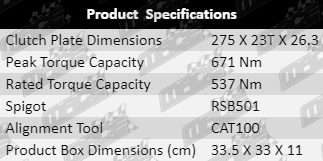 Clutch-Kit-Triton-CLK490-Product-Specifications